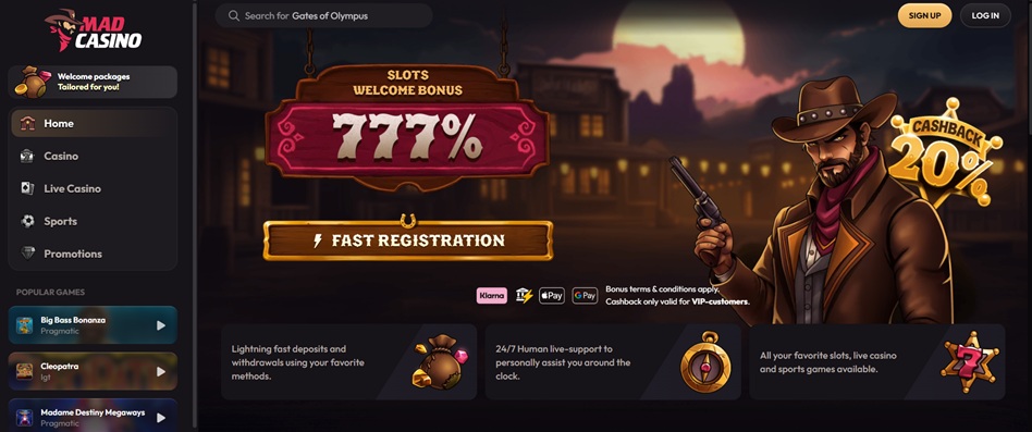 Mad Casino review